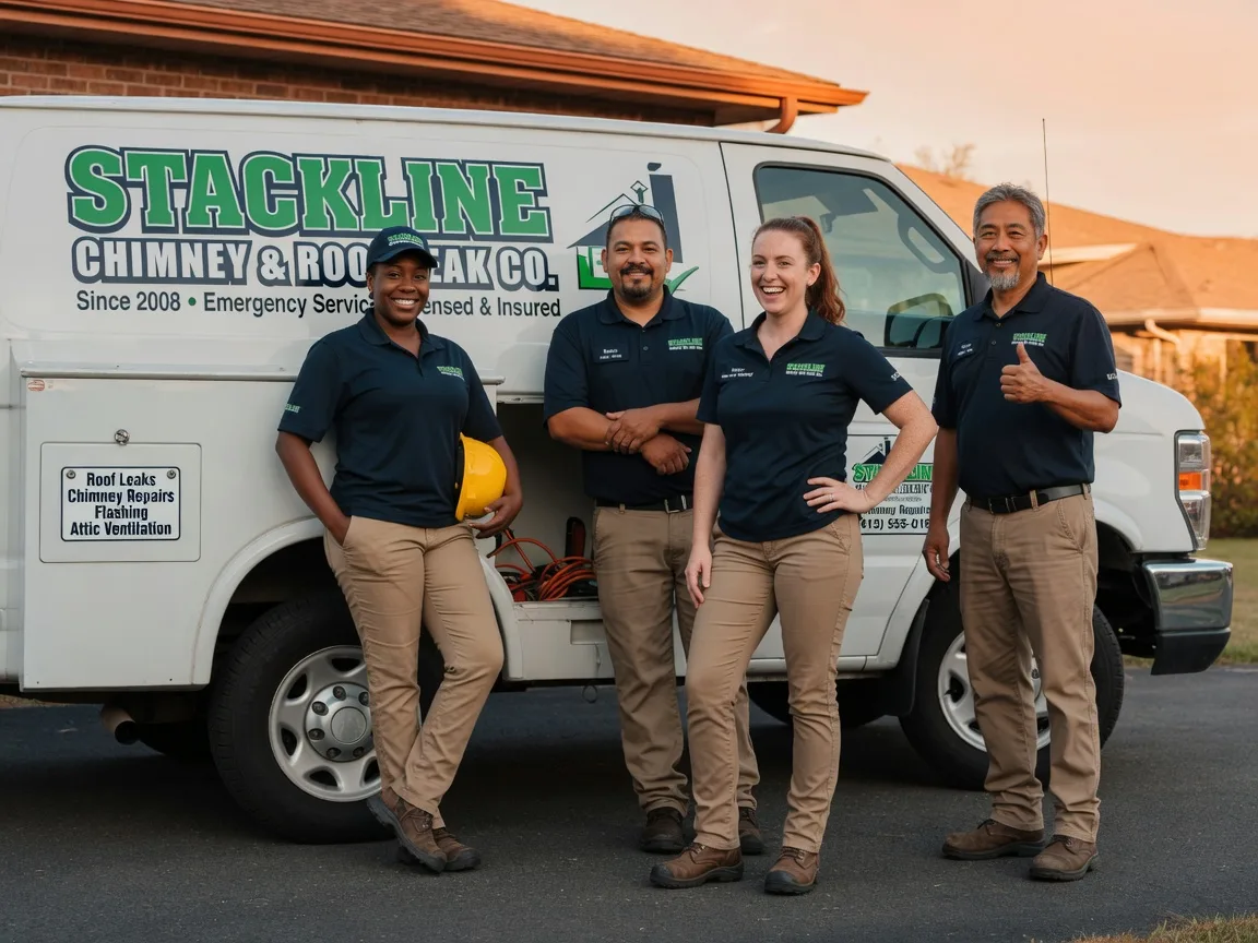 Chimney flashing repair company in Cadogan, PA